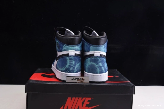 Cheap Husky Jordan Air OG Tie-Dye High 1 CD0461-100 0812